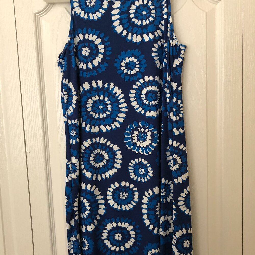 Hatley Capelton Road UPF 50 Sleeveless Dress Blue Size Med  NWT
